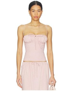 MORE TO COME Luciya Cami Top - Pink