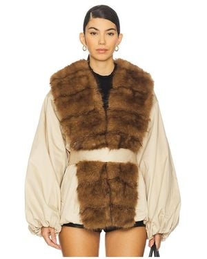 ROTATE BIRGER CHRISTENSEN Donatella Short Jacket - Brown