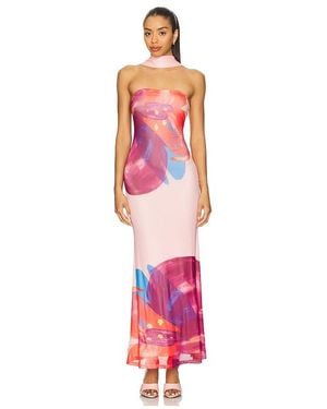 SNDY'S Antari Maxi Dress - White