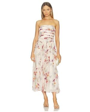 Cinq À Sept Iris Bouquet Galya Dress - White
