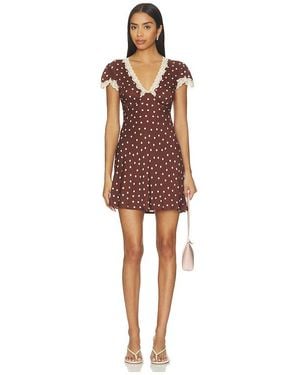 RIXO London Cely Dress - Red