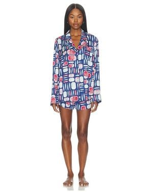 Show Me Your Mumu Beauty Sleep Pj Set - Blue