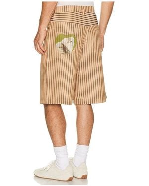 Pleasures Cat Mirror Shorts - Natural