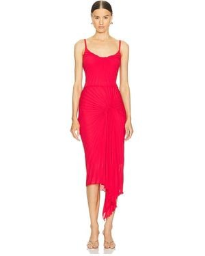 Georgia Hardinge Dazed Midi Dress - Red