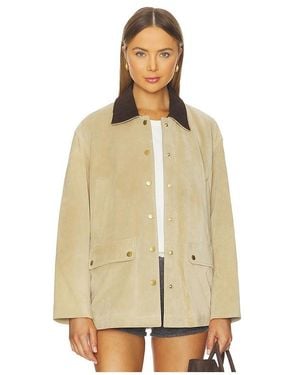 Rag & Bone Cassidy Suede Jacket - Natural