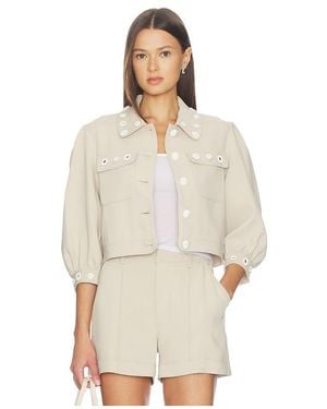 Cinq À Sept Crochet Mirrors Gilliana Jacket - White