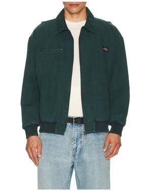 Stan Ray Roughneck Collared Bomber Jacket - Green