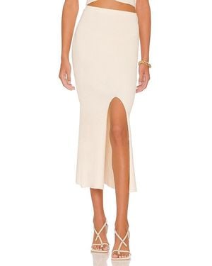 Camila Coelho Macadamia Skirt - White