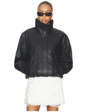 AEXAE Chaqueta Cuero En Color Negro Talla (También En Xs, S, M)