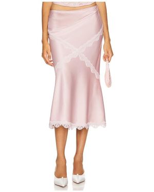 LOBA Rosalie Midi Skirt - Pink
