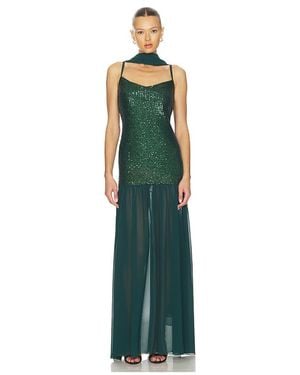 Show Me Your Mumu Dalia Maxi Dress - Green