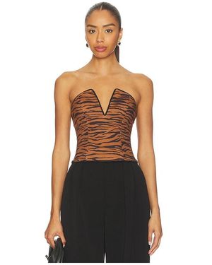 Zuleyha Kuru Vella Corset Top - Black