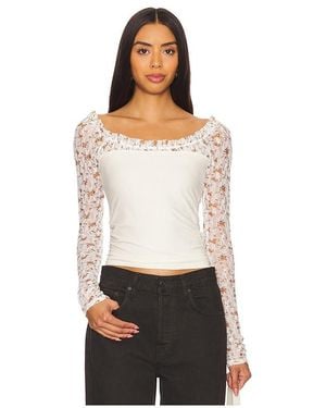 Free People Josie ロングスリーブトップ - ホワイト