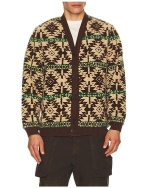 Beams Plus Cardigan - Braun