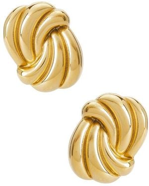 Amber Sceats River Earrings - Metallic