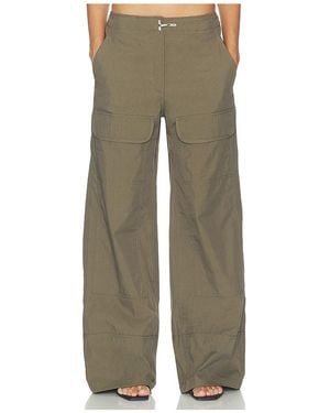 Halo Pantalón Straight Leg Cargo Pant En Color Militar Talla (También En S, Xxs, Xs, M, Xl) - Verde