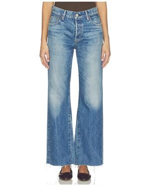 Moussy Atlantis Remake Flare Jeans - Blue