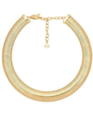 Lele Sadoughi Snake Chain Necklace - White