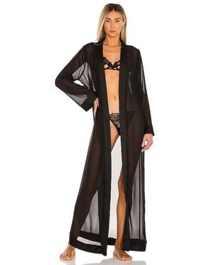 Bluebella Marcella Long Kimono - Black