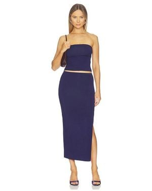ALL THE WAYS Natalie Skirt Set - Blue