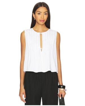 WeWoreWhat Tie Front Flare Top - ホワイト