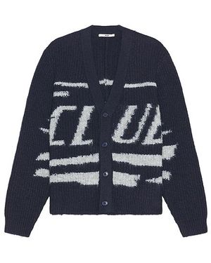 Neuw Fuzzy Club Cardigan - Blue