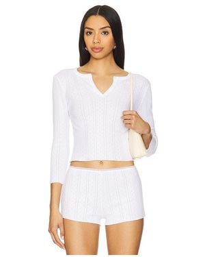 Cou Cou Intimates The Baby Henley Top - White