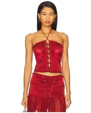 AMOR MIA Gathered Heart Top