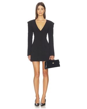 Bardot Olivia Structured Mini Dress - Black
