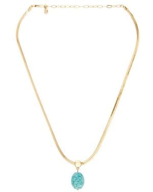 Ettika Pendant Snake Chain - Blue