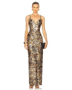 Bronx and Banco Allegra Sequin Gown - Metallic