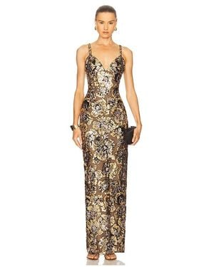 Bronx and Banco Allegra Sequin Gown - Multicolor