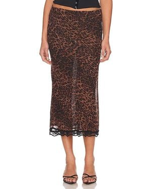 Bella Venice Falda Roxy En Color Marrón Talla En