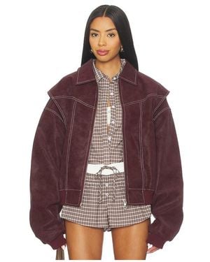 Lioness Vista Bomber Jacket - Red