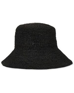 Anine Bing Cabana Bucket Hat - Black