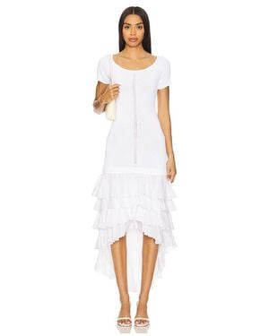 Alejandra Alonso Rojas Strickkleid - Weiß