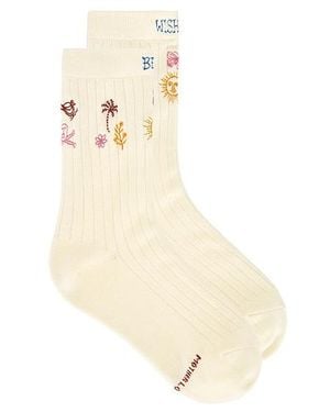 Mother The Half Step Socks - White