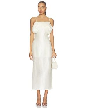 THE GARMENT Porcha Drape Dress - White