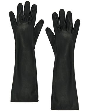 Bronx and Banco Faux Leather Gloves - Black