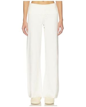 Frankie's Bikinis Dawson Cloud Knit Pant - White