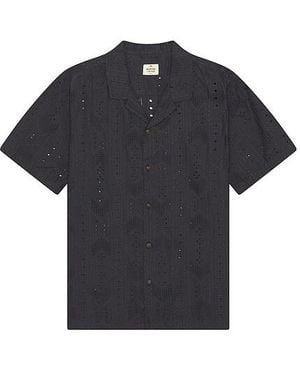 Marine Layer Archive 5 O'Clock Resort Shirt - Black