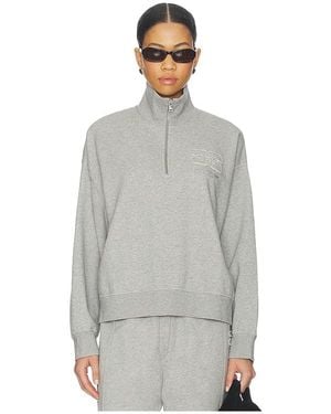 Ganni Halb-Rv-Sweater Isoli - Grau