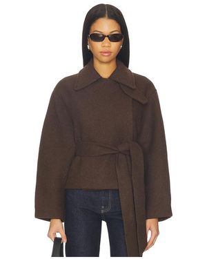 Elodie the Label Vincent Half Coat - Brown