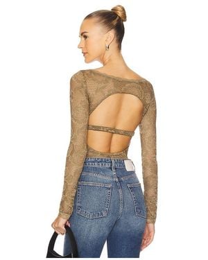 Free People X Intimately Fp Perfectly Fine Bodysuit - Blue