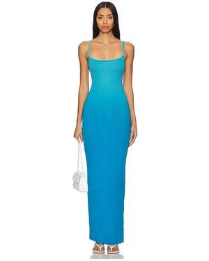 Cotton Citizen Verona Spaghetti Maxi Dress - Blue