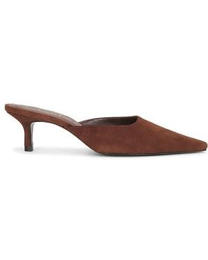 Black Suede Studio Riley 50 Mule Pump - Multicolour