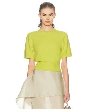 Helsa Jesebelle Knit Top - Yellow