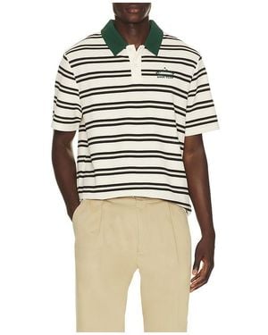 Malbon X Golf & Bass Club Fairway Bass Club Polo En Color Blanco Talla (También En S, M, Xl/1X) - Multicolor