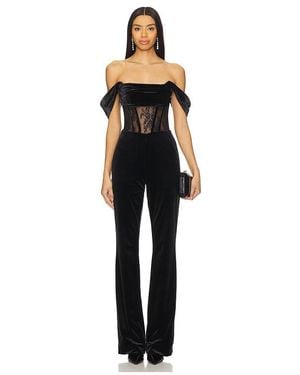 retroféte Leni Jumpsuit - Black