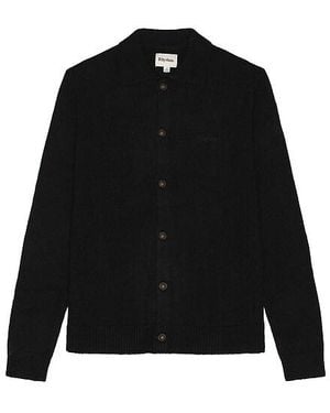 Rhythm Mohair Button Up Knit Shirt - Black